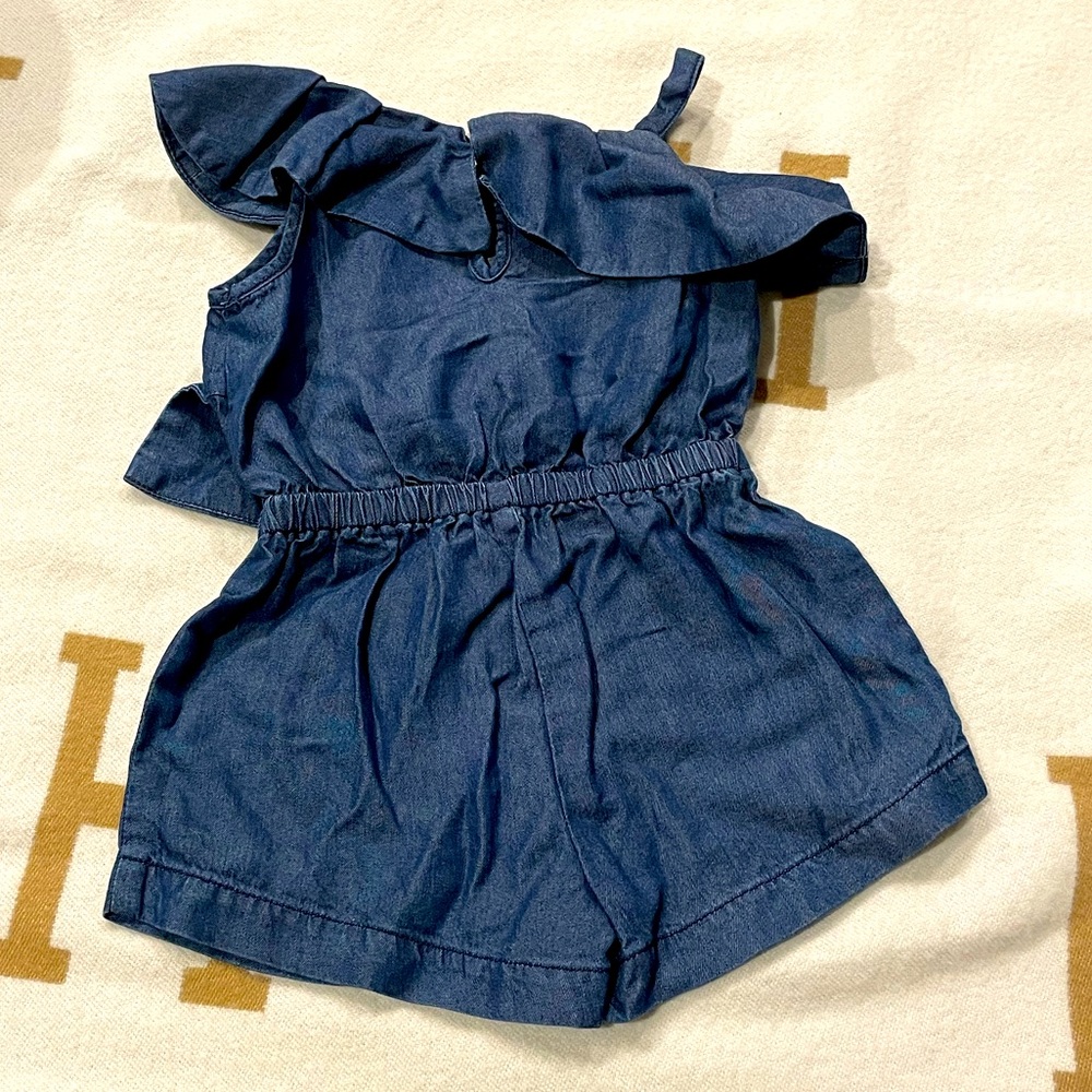 NWT Habitual Toddler Denim Romper